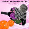 imageJoncAye PickleBallPaddleSetof4 with Balls Cute Pickleball Set with Racket Bag Ball Retriever  Pickleball Racquet Starter Set for Beginners Intermediates