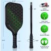 imagePickleballPaddlesSet of 4 or 2 Rackets by JoncAye USAPA Approved PickleBall Equipment with Balls Bag Accessories Fiberglass Graphite Pickleball Racquet Set for Men Women Kids AdultsBLITZ 2PK GreenBlue