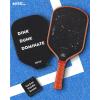 imagePro PickleballPaddle 16mm T700 Carbon Fiber Textured Surface CFS USAPA Approved Hybrid Control Paddle with Cover 2025 High Grit ampamp Spin Racket Intermediate AdvancedSkySmashBrown
