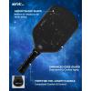 imagePro PickleballPaddle 16mm T700 Carbon Fiber Textured Surface CFS USAPA Approved Hybrid Control Paddle with Cover 2025 High Grit ampamp Spin Racket Intermediate AdvancedSkySmashBlack