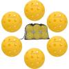 imageJoncAye Pickleball Set Outdoor Indoor PickleBall 12 Pack USAPA Standard Balls with Bag Accessories for Paddle Set Game Equipment Gifts for Men Women